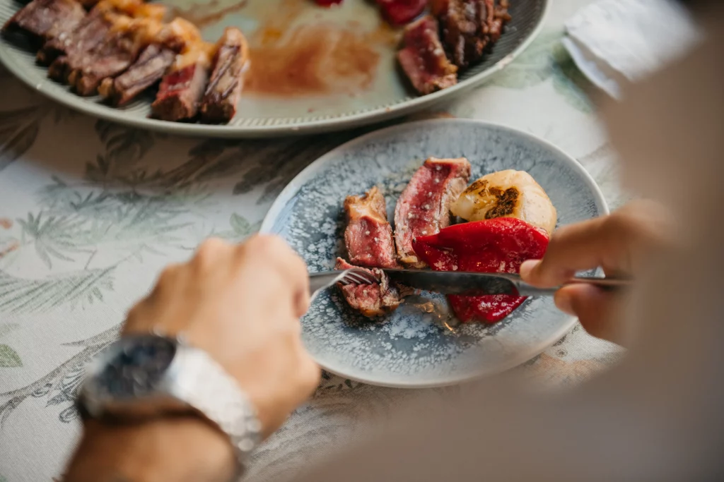 Gluten free beef en restaurante El Escondite de Conil